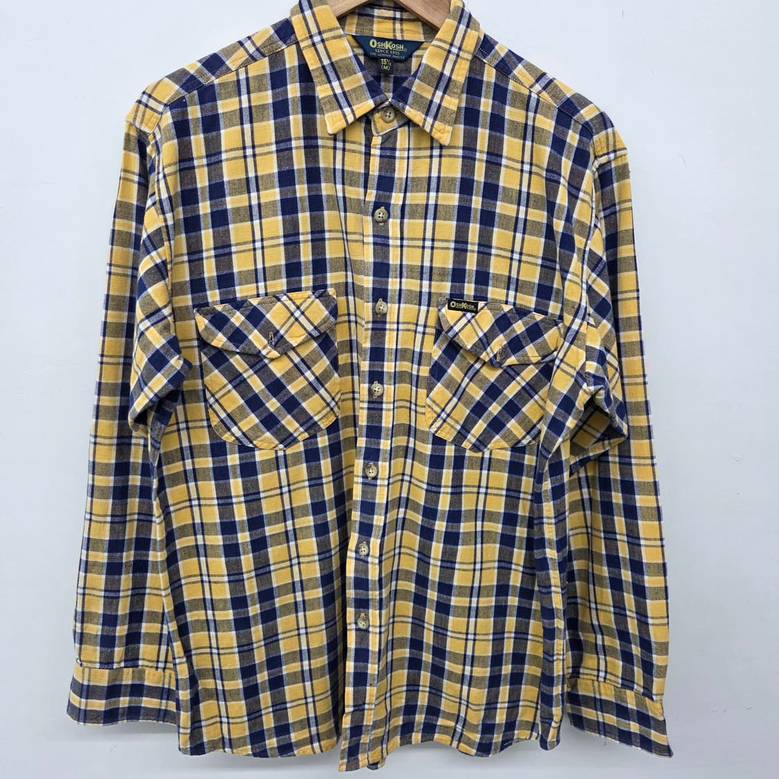 OshKosh 체크 긴팔 셔츠 남m 상품이미지2
