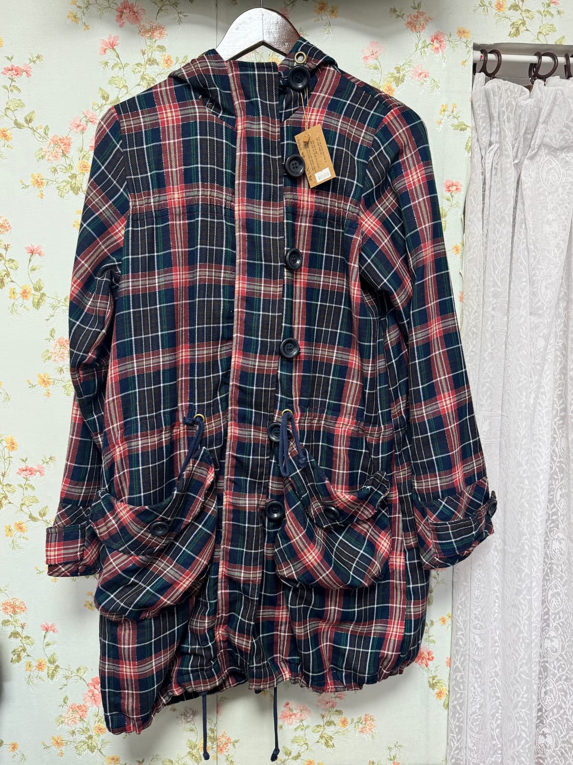 빈티지 체크패턴 자켓 상품이미지1