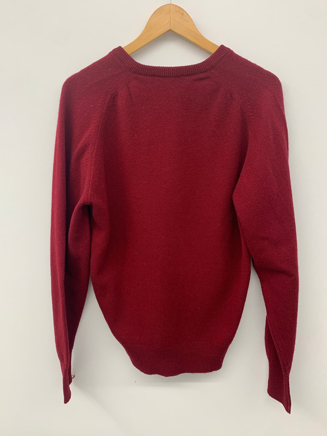 Burberrys u.k 버건디 브이넥 니트 상품이미지4