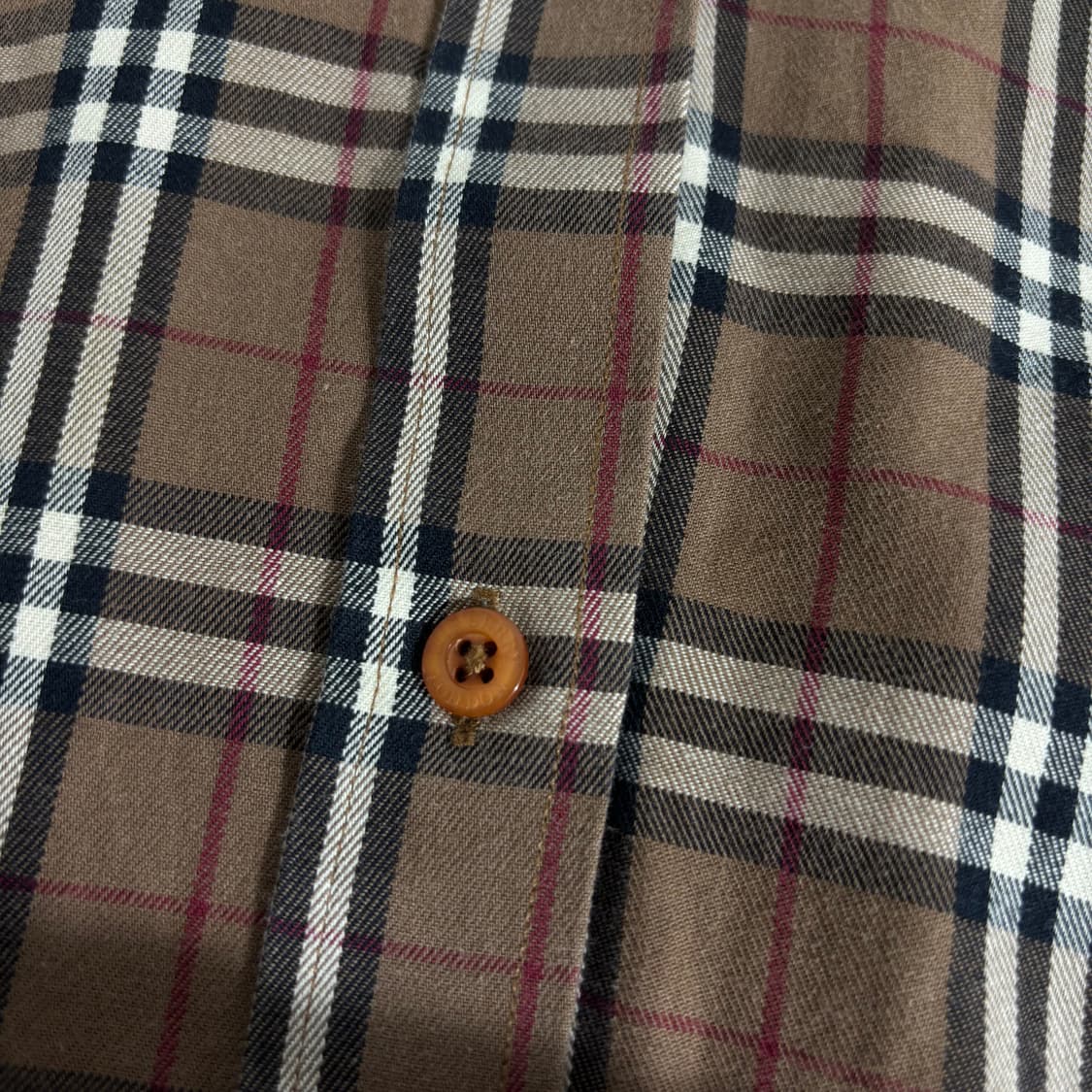 우먼L 버버리런던 기본로고 코튼 체크셔츠 남방 상품이미지3
