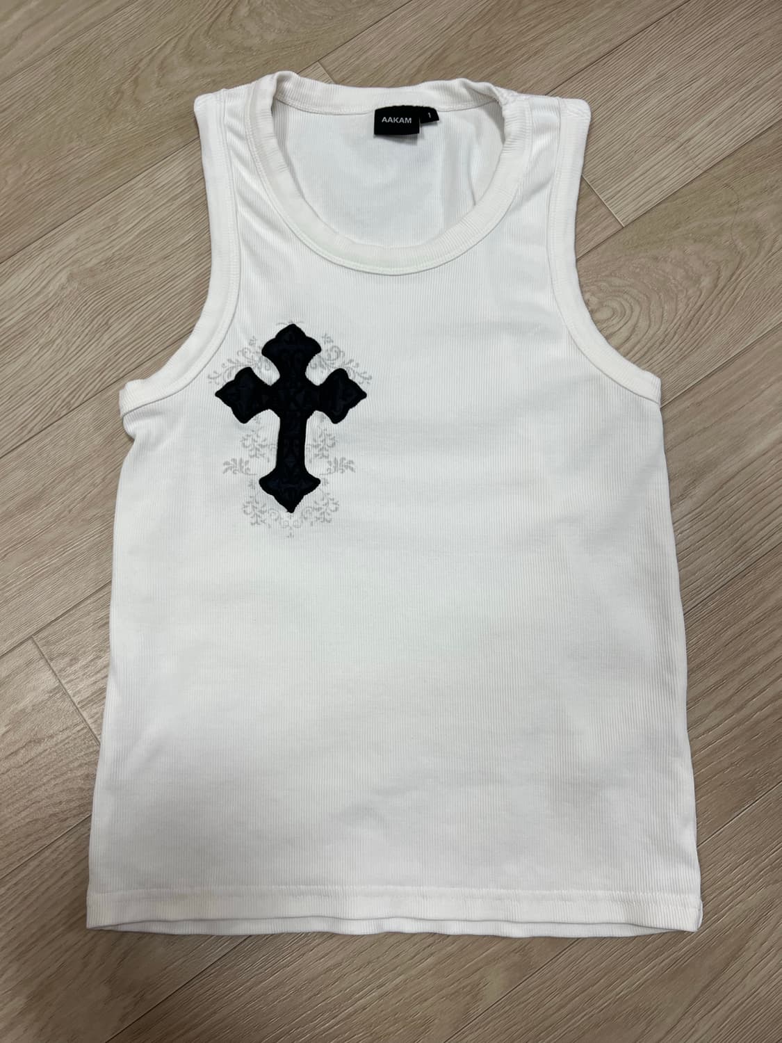 아캄 CROS2 슬리브리스 나시 화이트 1사이즈 상품이미지8