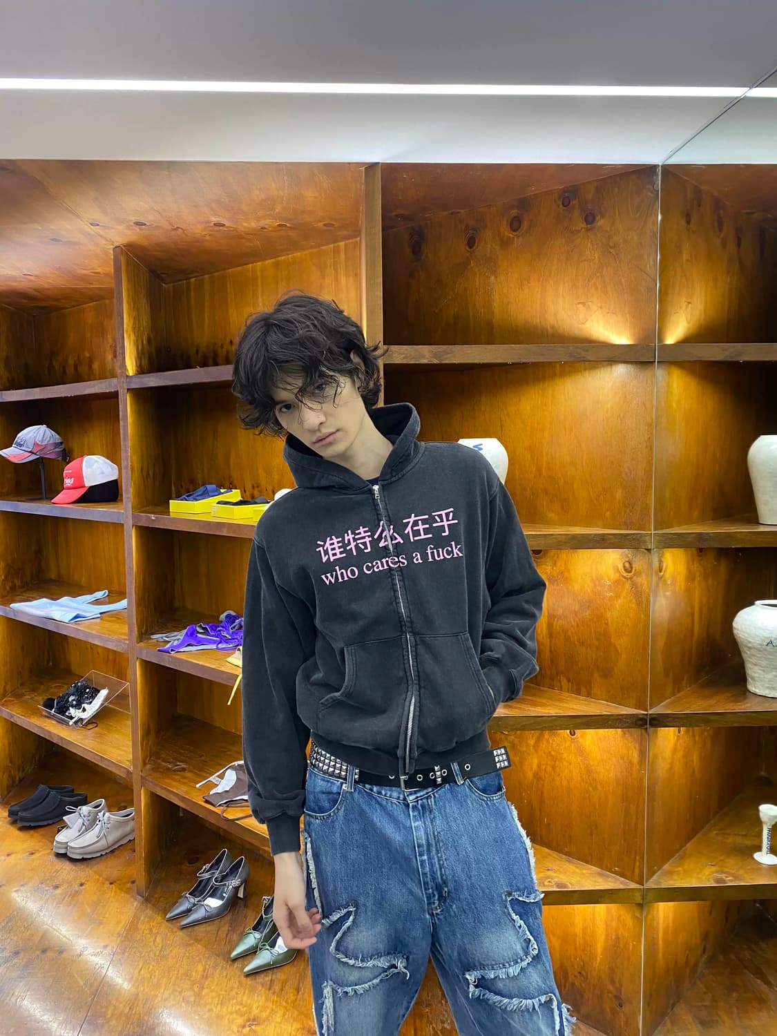 praying how cares zipup hoodie 상품이미지5