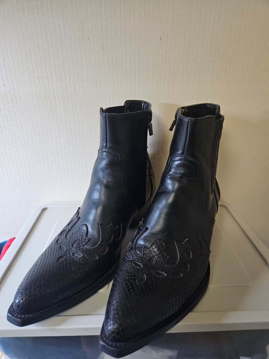 255~260) 이든메이드 플레임 웨스턴부츠 첼시부츠 상품이미지1