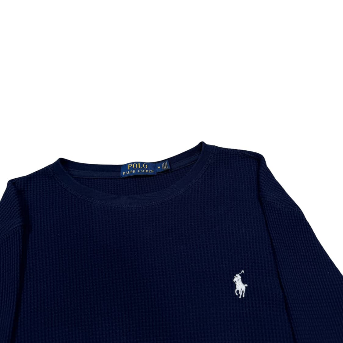폴로 랄프로렌 와플 롱슬리브 긴팔 네이비 M 상품이미지2