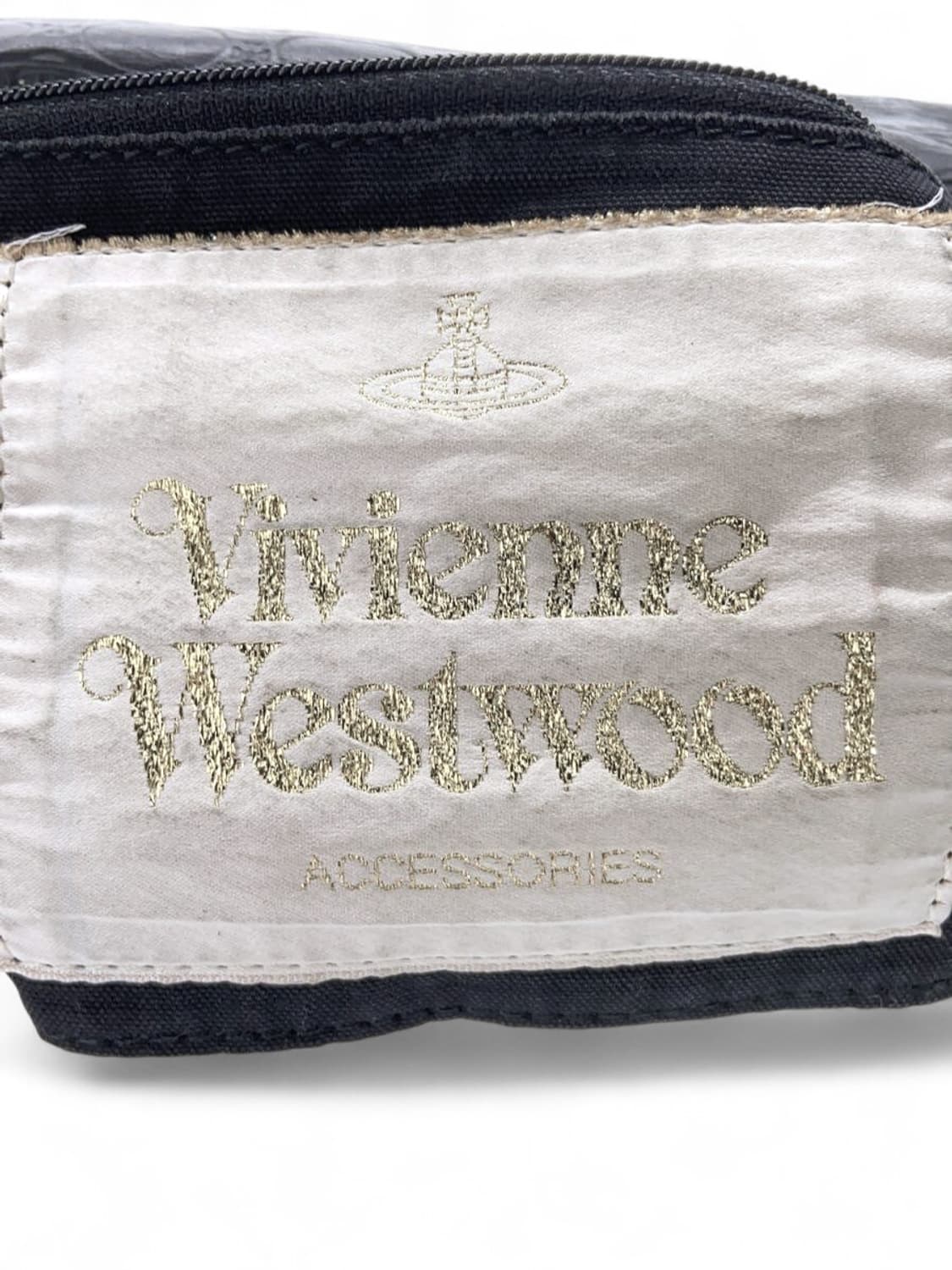 비비안 웨스트우드 로고 패턴 소가죽 숄더백 상품이미지5