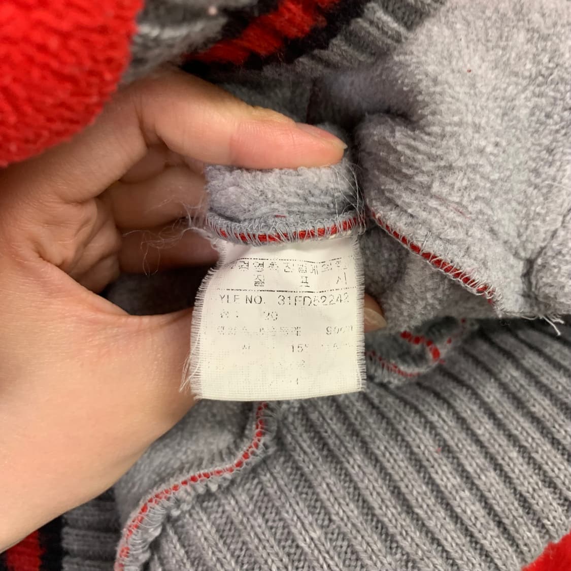 MLB 보스턴 레드삭스 레드 플리스 후드 점퍼 상품이미지6