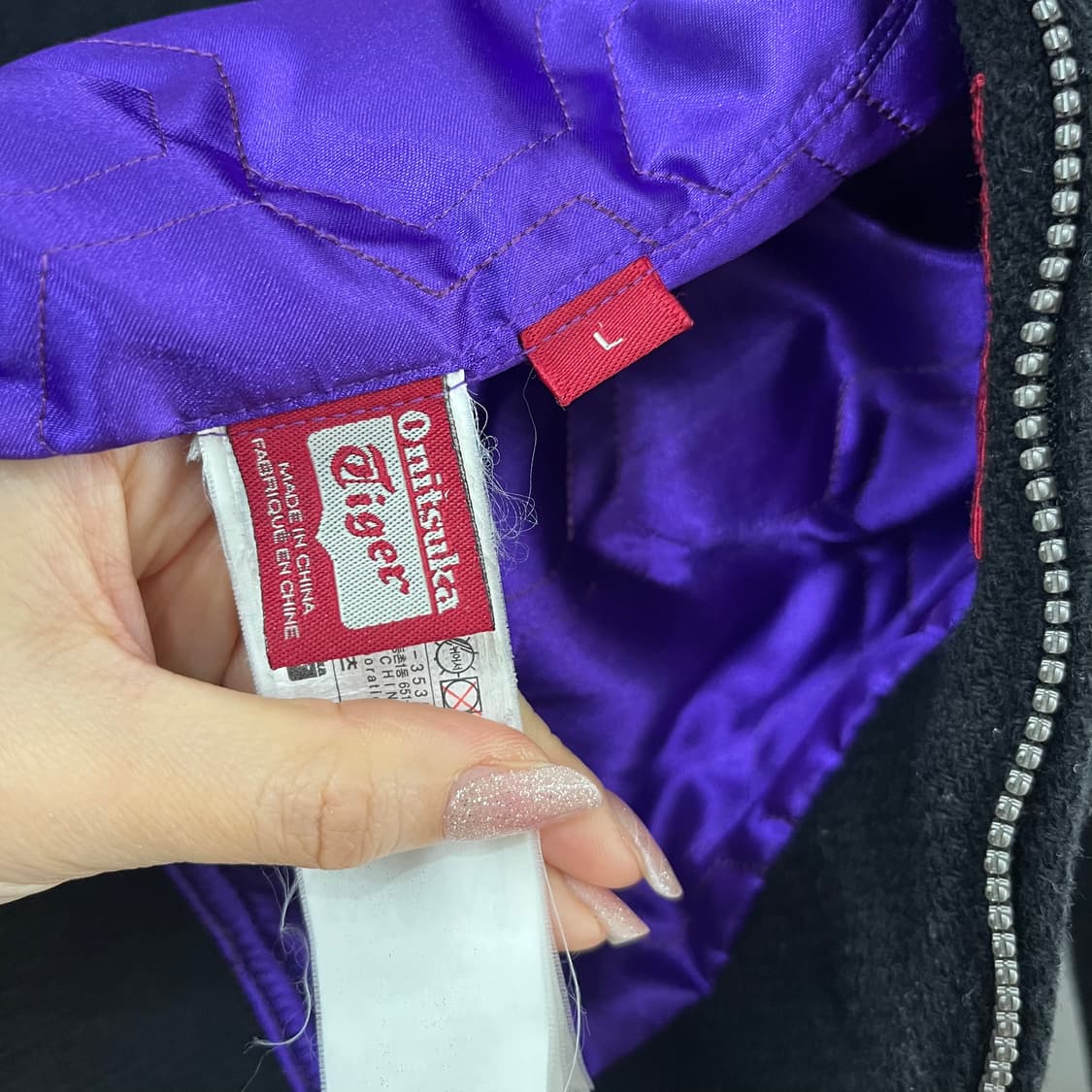 오니츠카타이거 00s 울 헤링턴 누빔안감 후드 자켓 상품이미지8