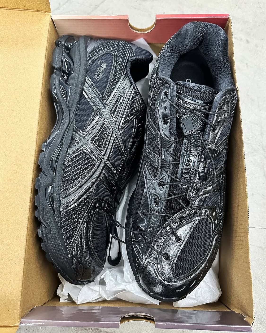 [275] 아식스 X 언어펙티드 젤-님버스 10.1 - 블랙:블랙 상품이미지2