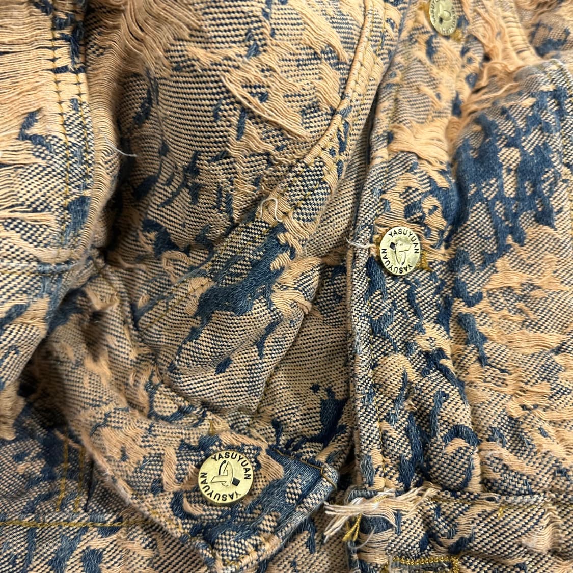L YASUYUAN 자카드 데님자켓 상품이미지3