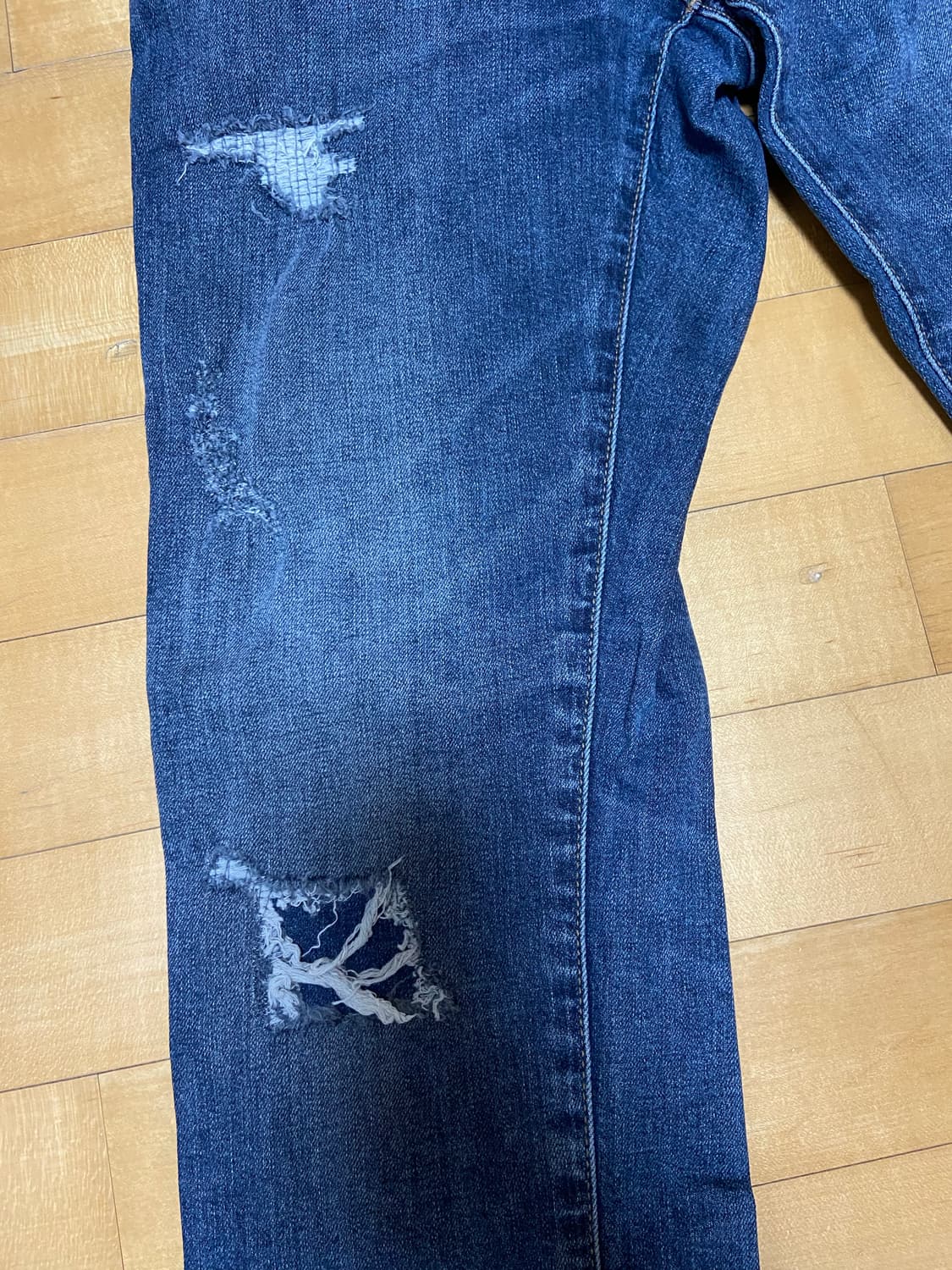 유니클로 슬림스트레이 진 28인치 상품이미지7