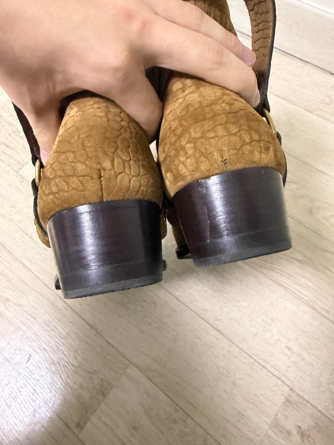 생로랑 하네스 부츠 41 크로커다일 스웨이드 상품이미지7