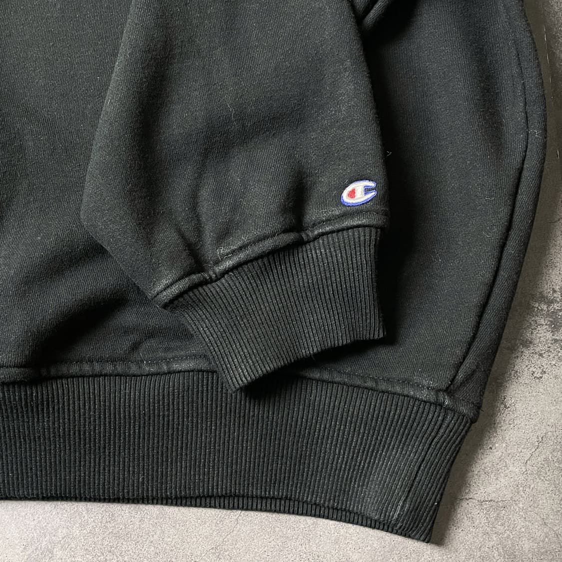 CHAMPION 00s 챔피온 빈티지 블랙 기모 맨투맨 A00545 상품이미지4