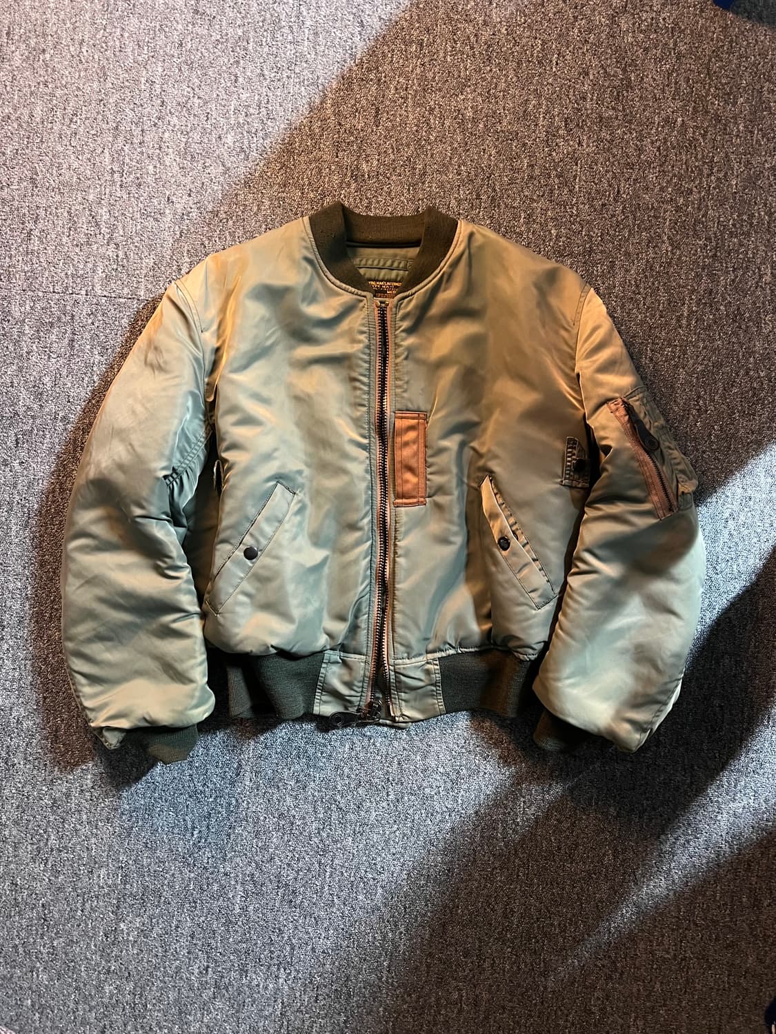 TYPE P.S CLOTHING 한국전쟁 울파일 봄버 M 상품이미지1