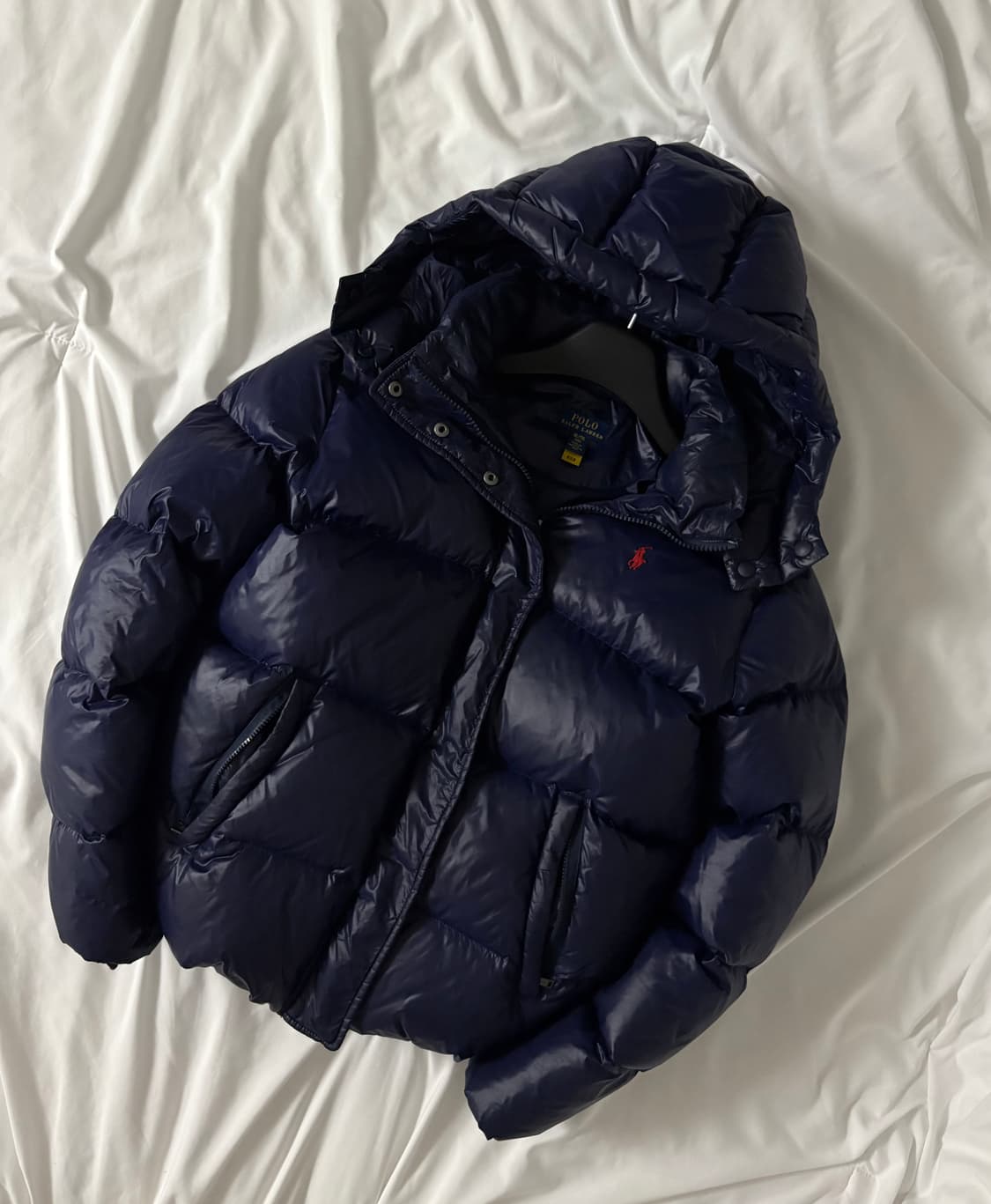 폴로 랄프로렌 유광 패딩 S 상품이미지2