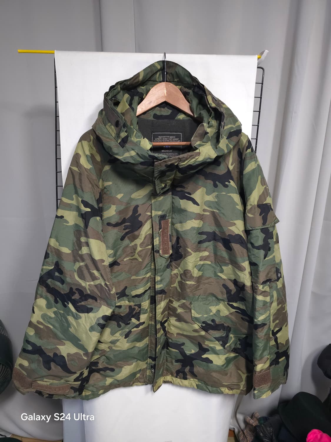 MEDECO 밀리터리 카모플라쥬 후드 점퍼 L ✨️정품✨️ 상품이미지1