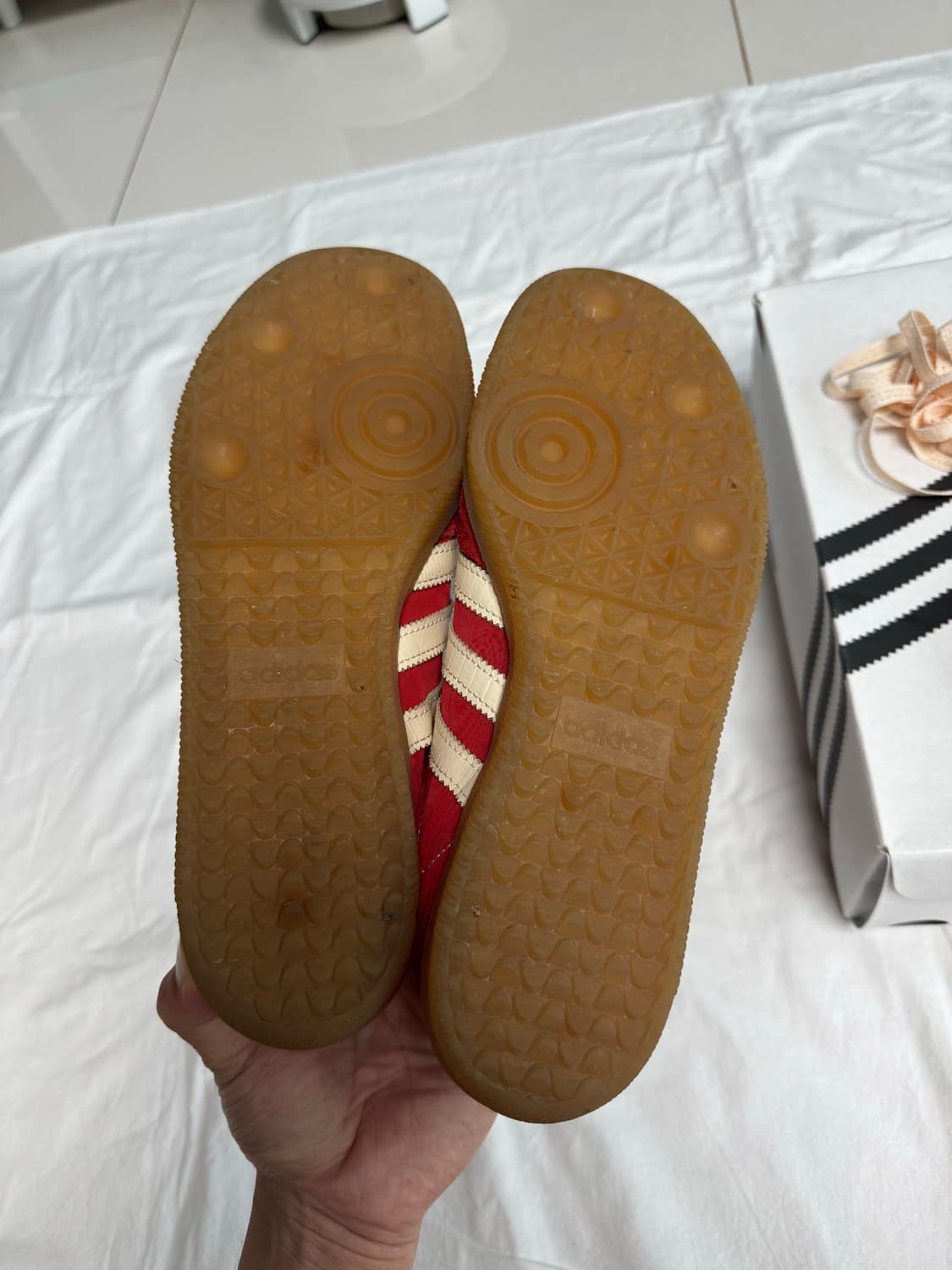 아디다스 삼바 웨일즈보너 컬리지에이트 오렌지 260 상품이미지4