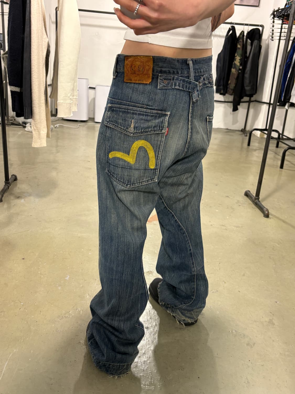 에비수 데님팬츠 상품이미지2