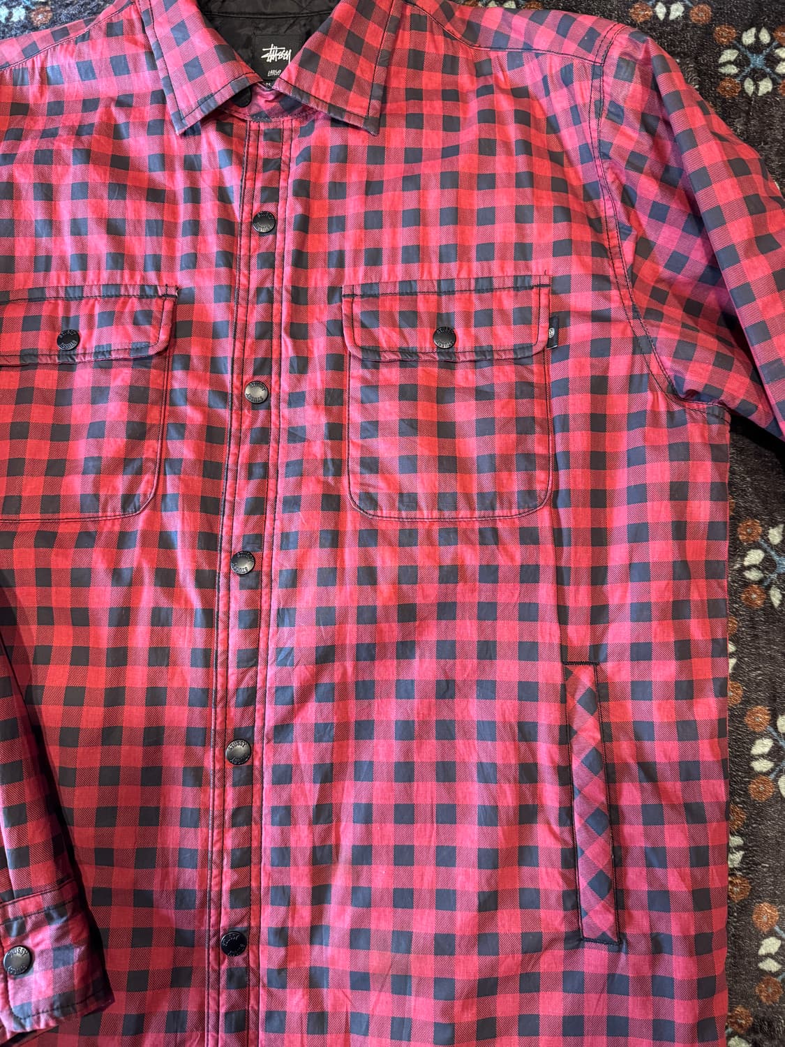 스투시 체크패턴 아우터 상품이미지4