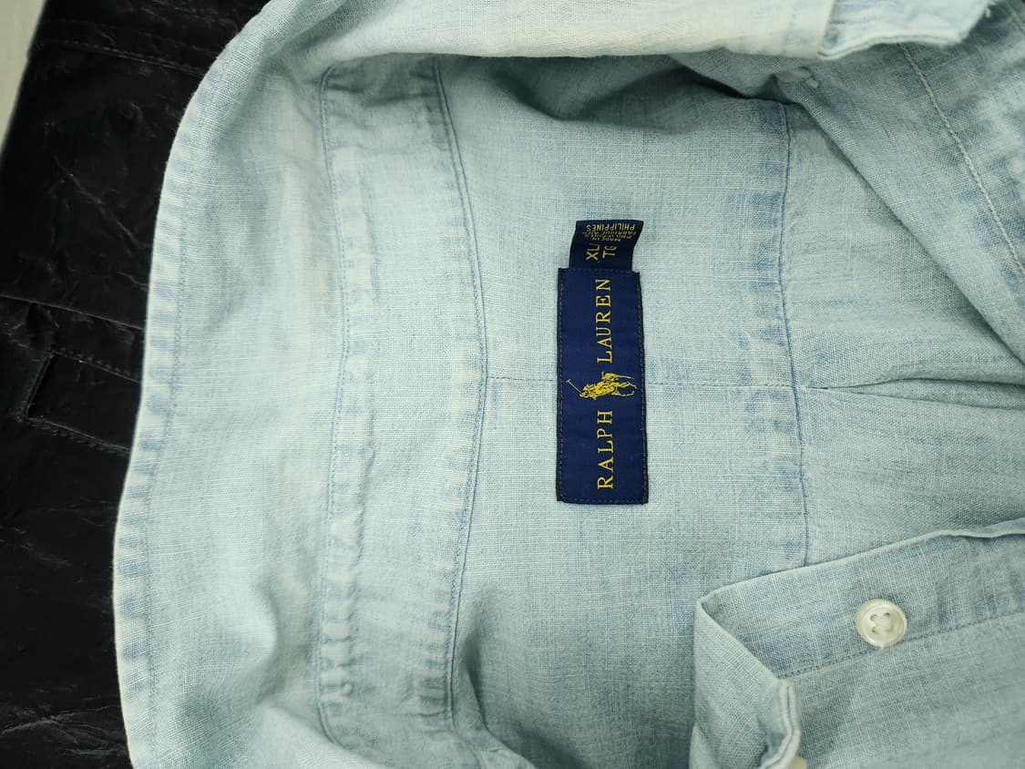 폴로 랄프로렌 샴브레이 데님셔츠XL 상품이미지3