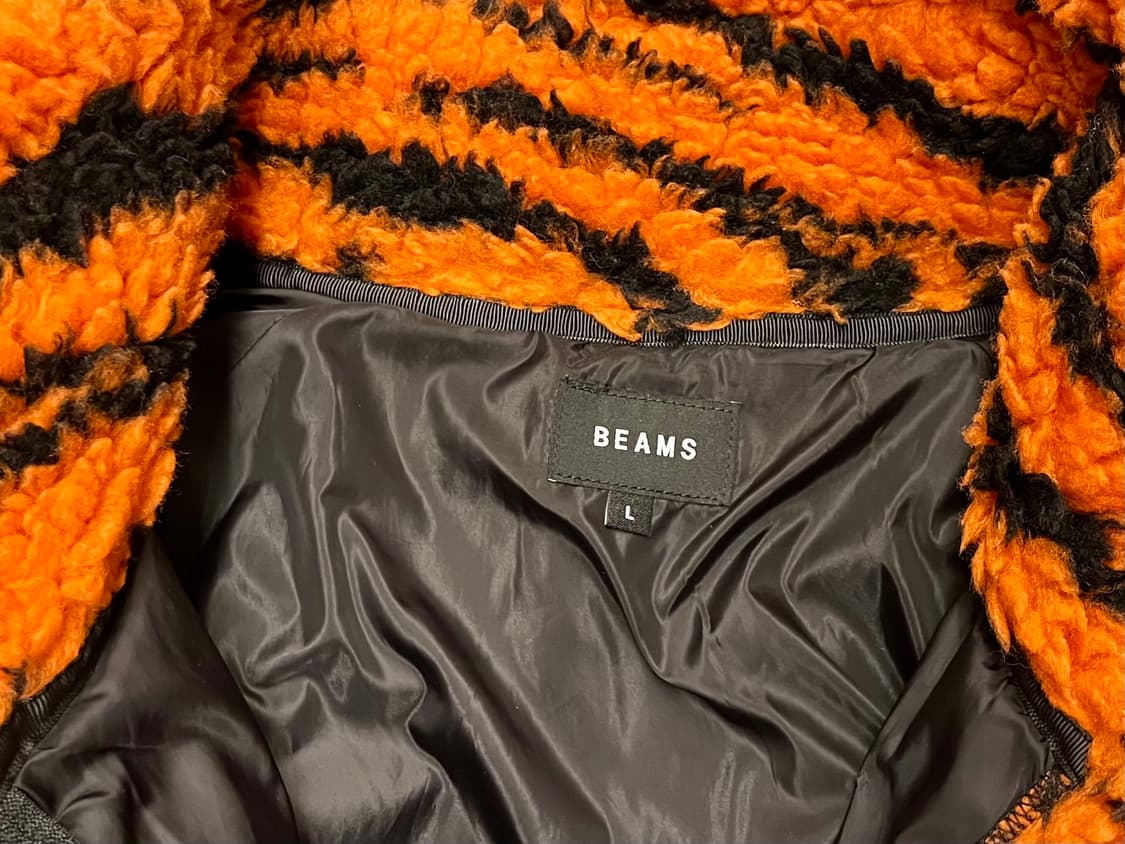 [105] 빔즈 BEAMS 타이거 후리스자켓 상품이미지3