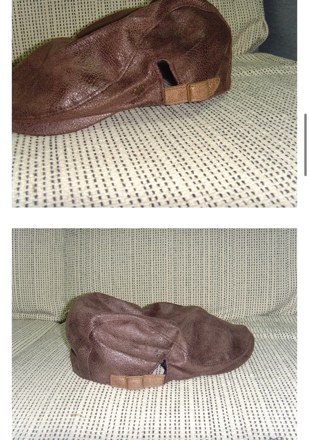 빈티지 헌팅캡 브라운 상품이미지5