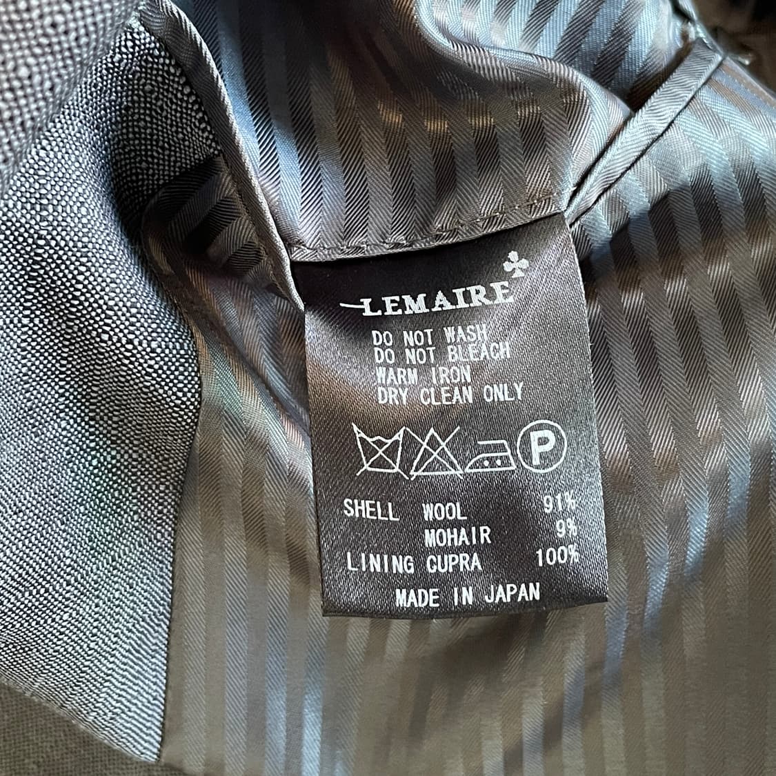 Lemaire 2 Button Blazer ( ~44 ) 상품이미지5