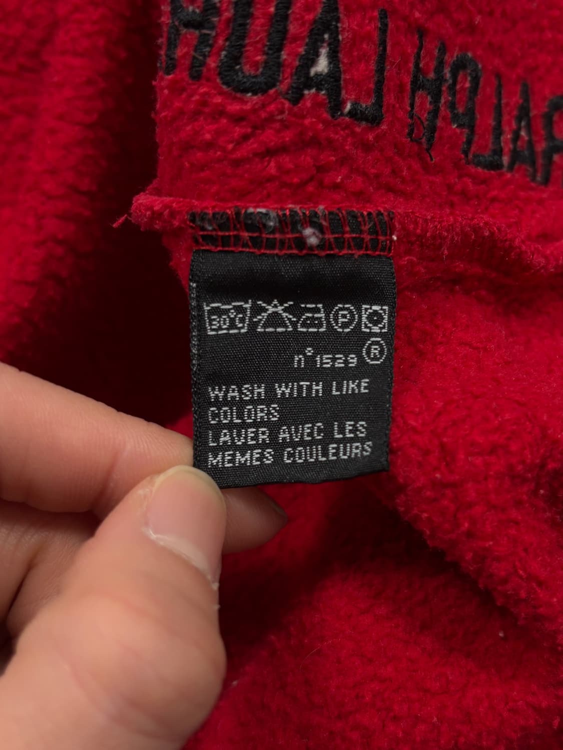 폴로 진스 레드 맨투맨 상품이미지7