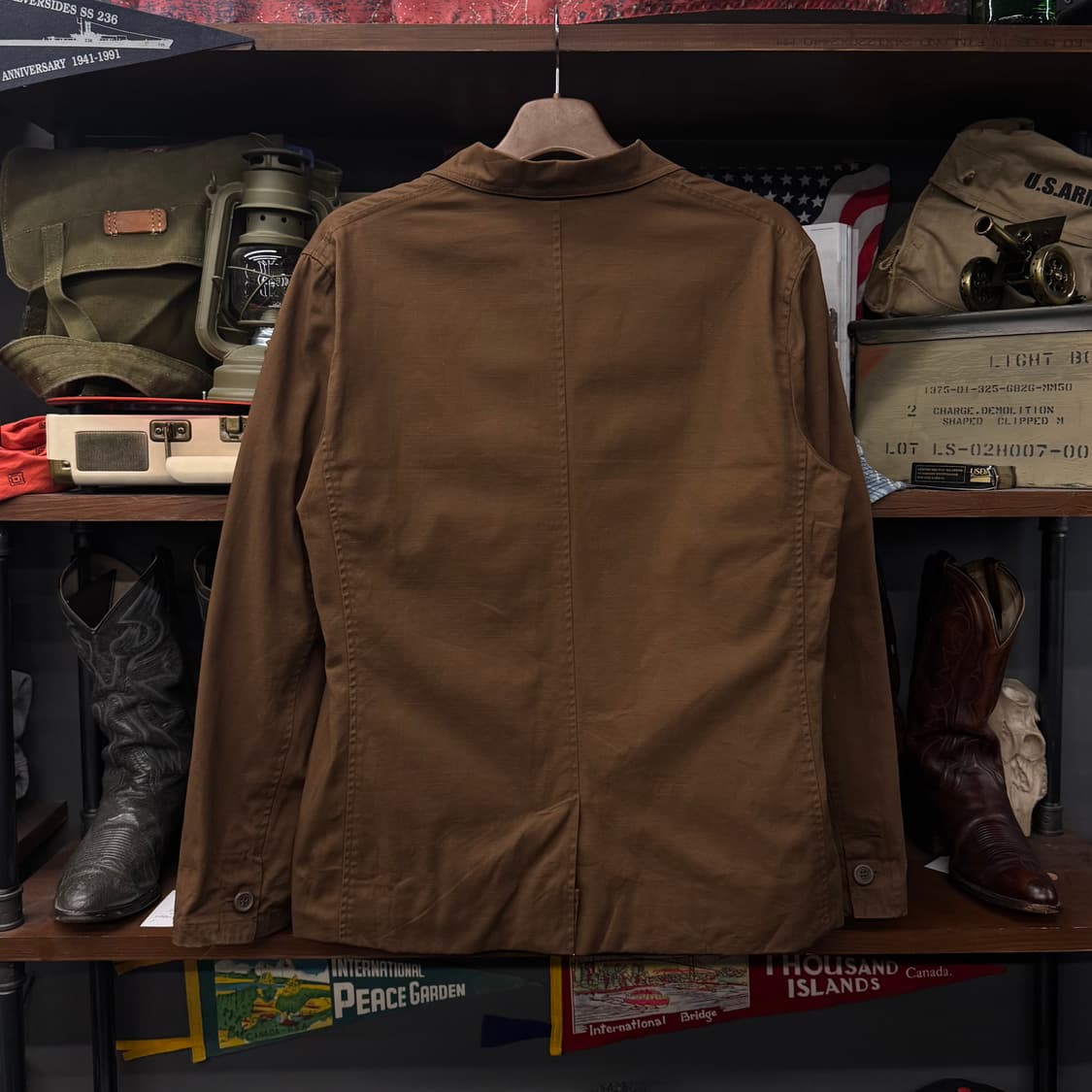 00s 울리치 브라운 블레이져 헌팅 스포츠 자켓 마이 상품이미지2