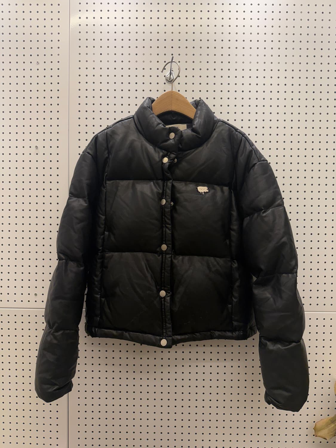 FALLTT 블랙 크롭 패딩 자켓 U178 상품이미지2