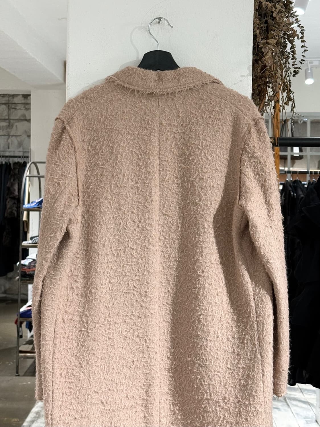 헬무트랭 베이지 부클 알파카 울 코트 상품이미지5