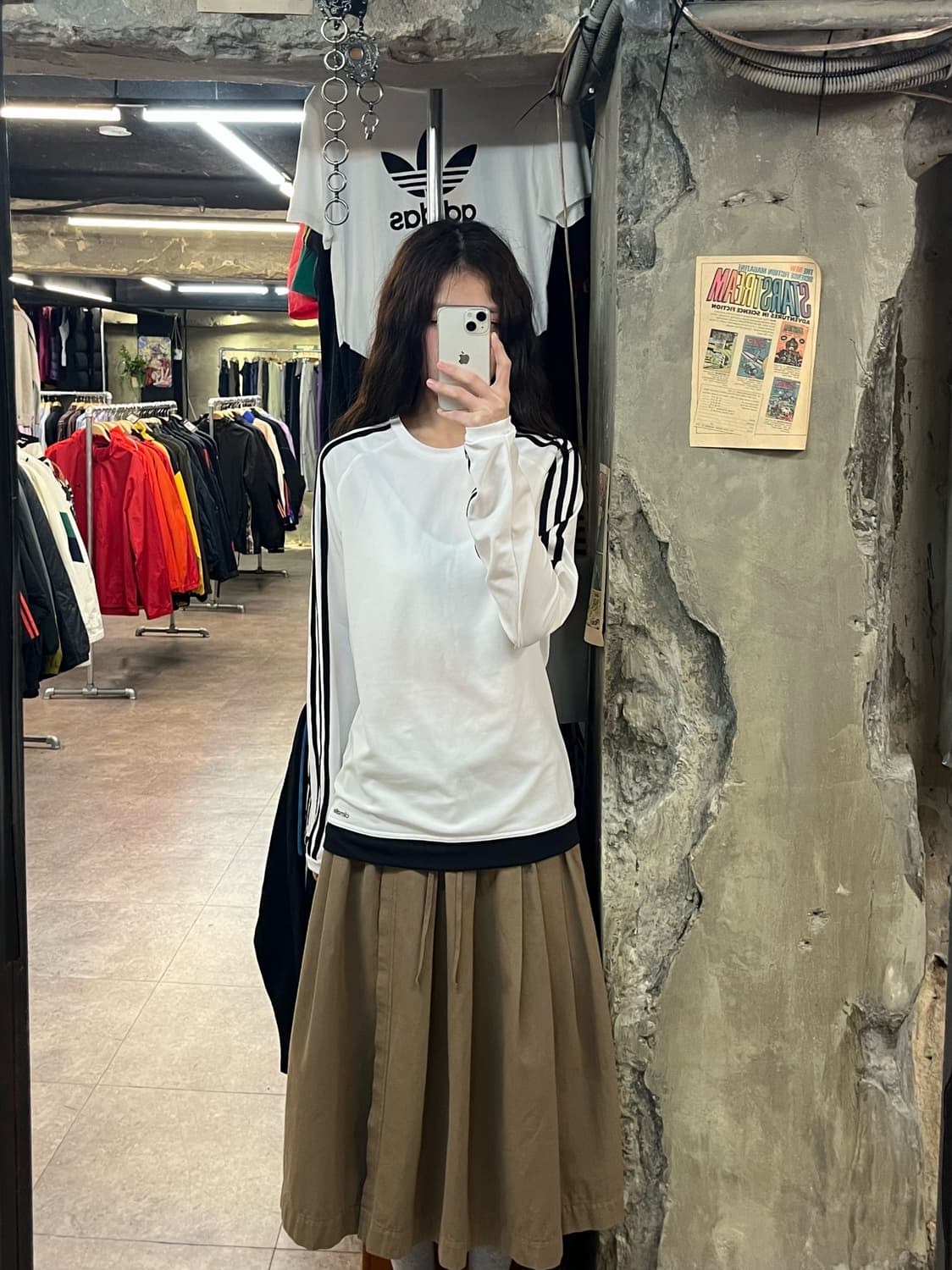 아디다스 긴팔 져지 화이트 95 #csz2048 상품이미지2