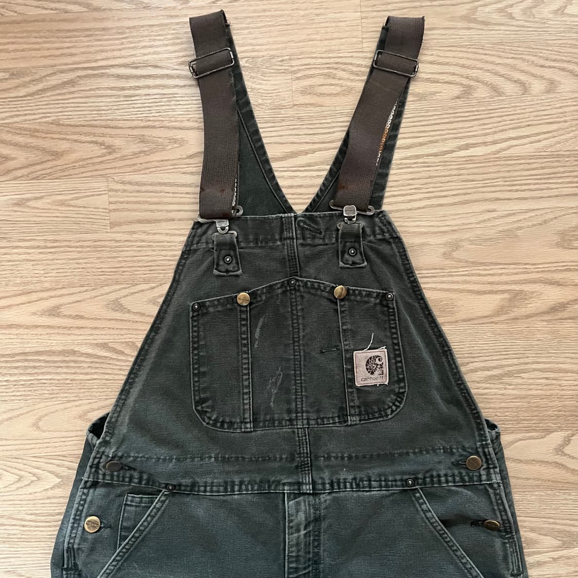 [CARHARTT] 칼하트 모스그린 오버롤 상품이미지1