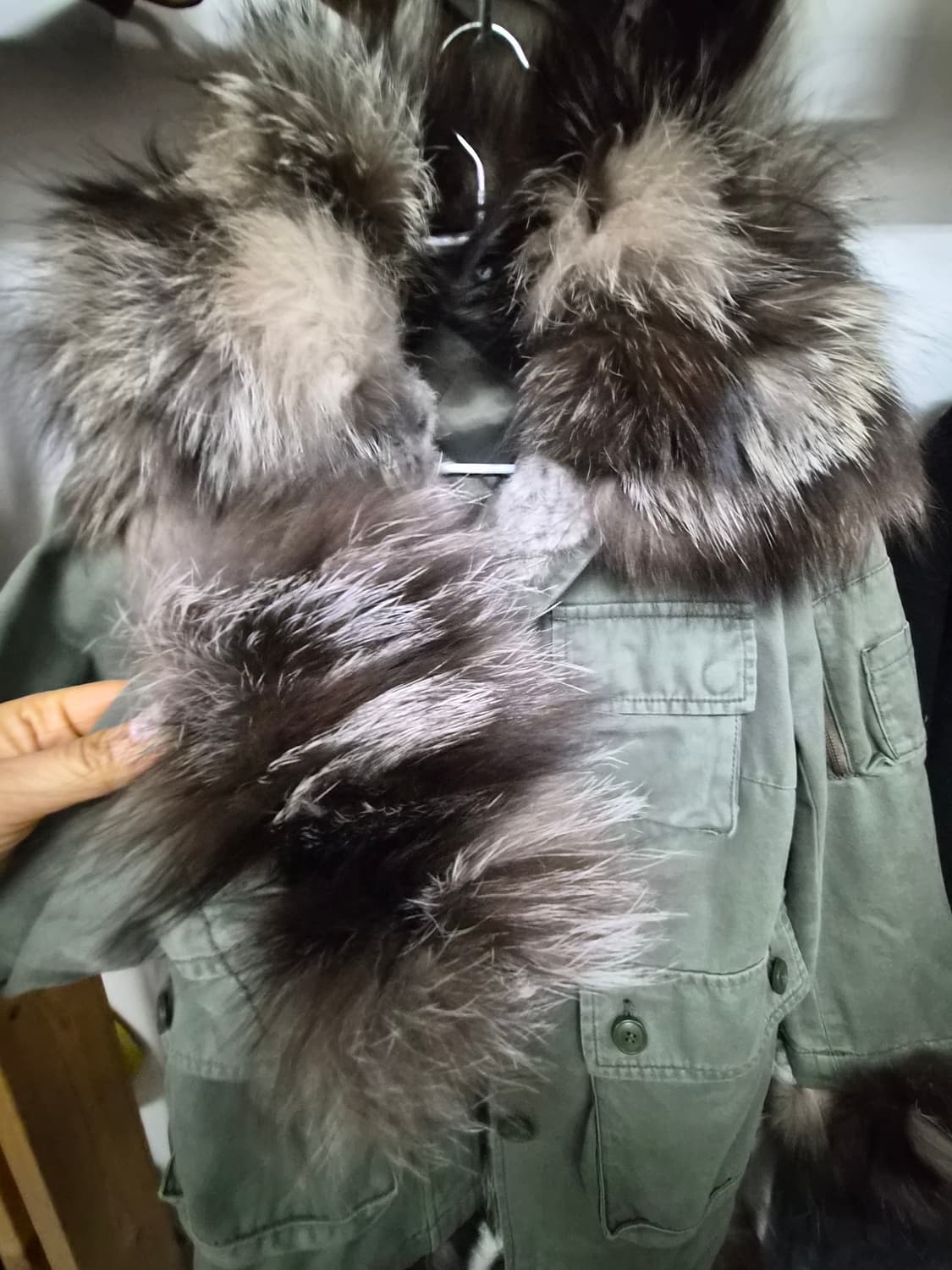 수입 폭스퍼내피 탈부착 야상 상품이미지2