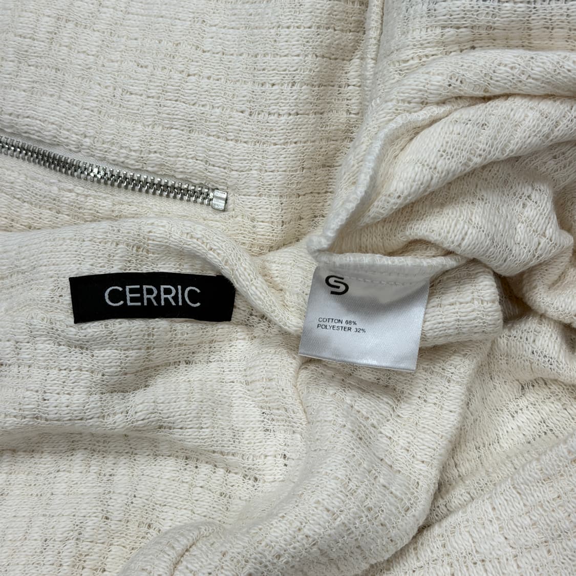 세릭 와플 니트 집업 자켓 상품이미지6