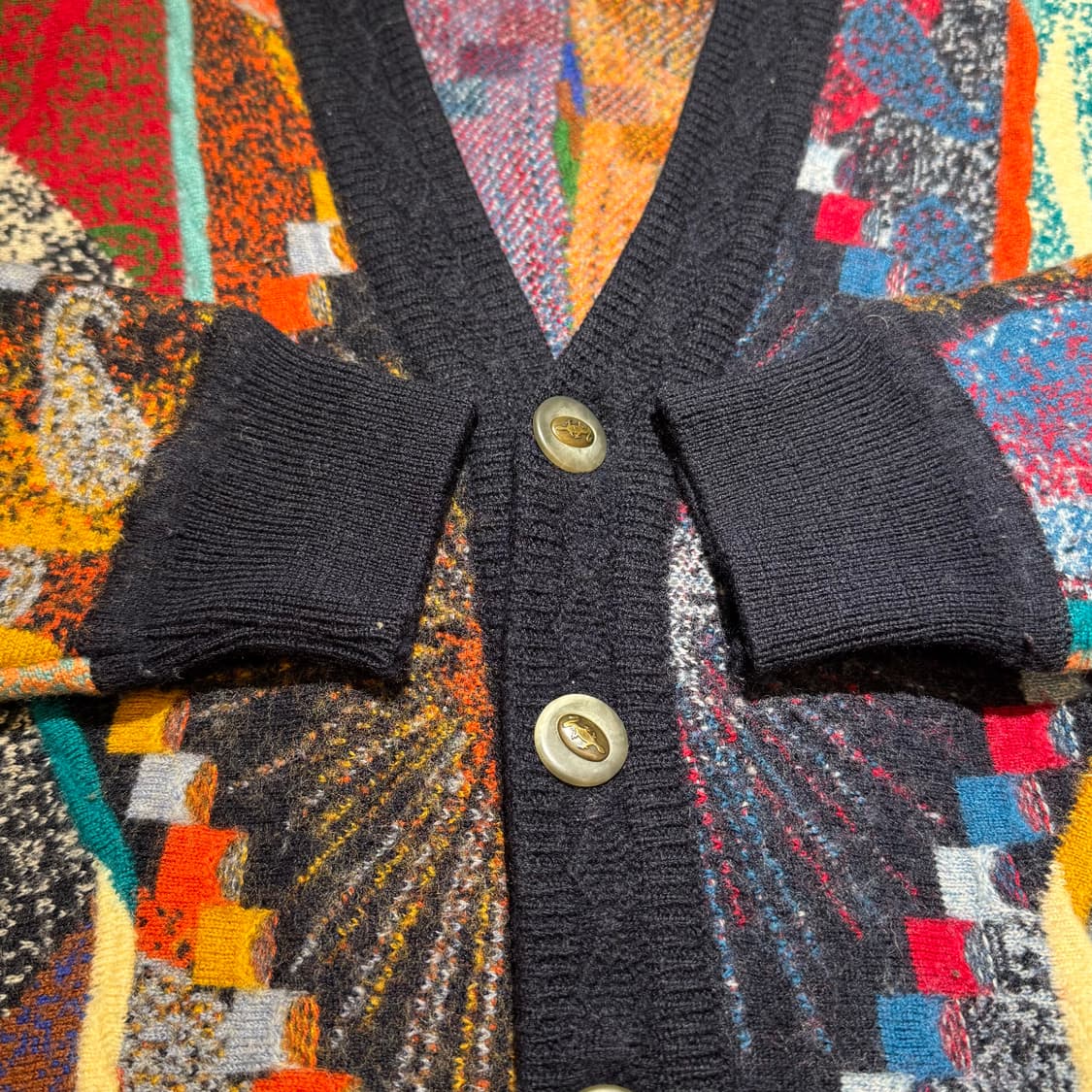 게쿠 메리노 울 케이블 니트 가디건 상품이미지6