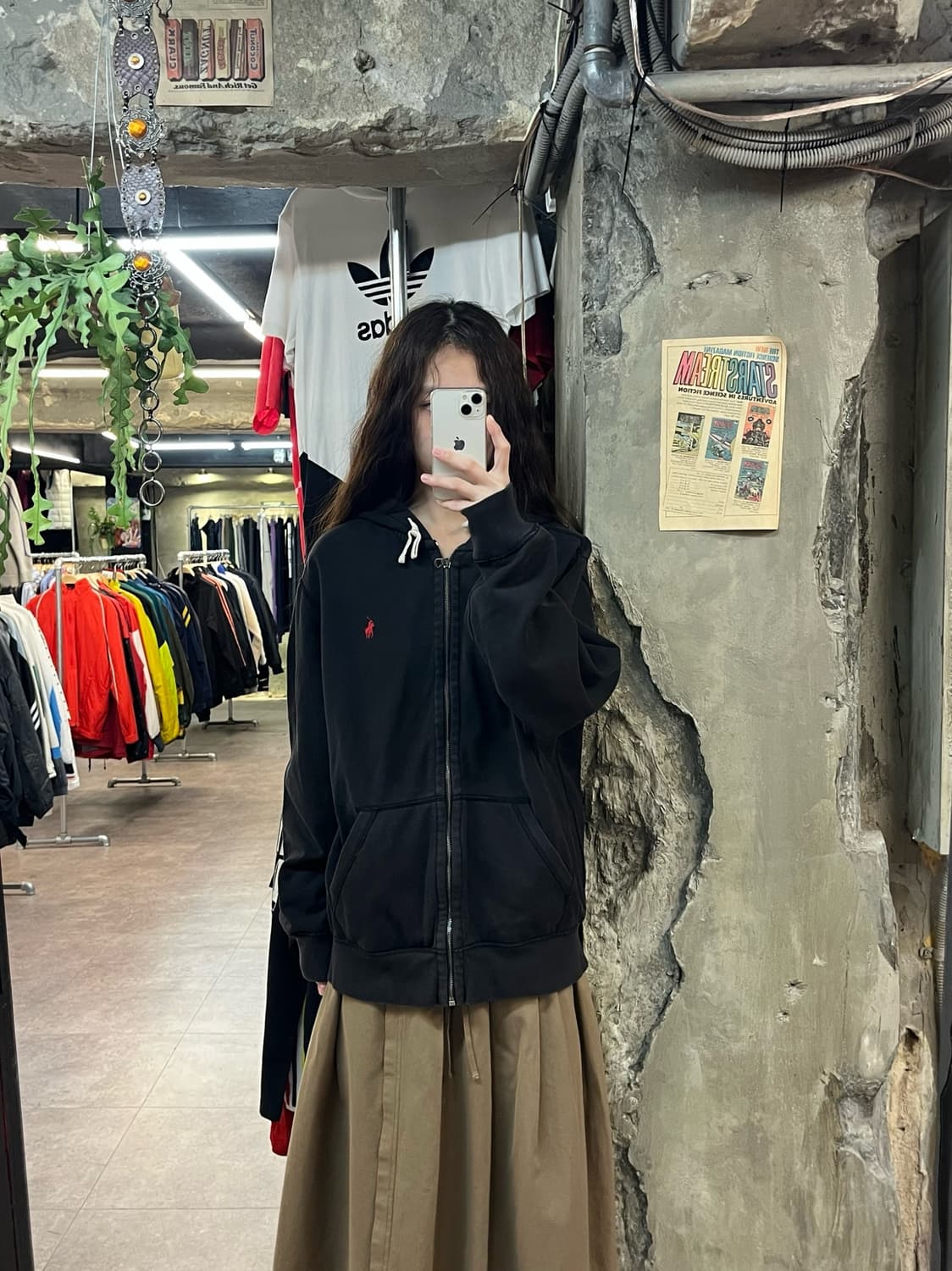 폴로 랄프로렌 후드집업 블랙 L #csz1938 상품이미지2