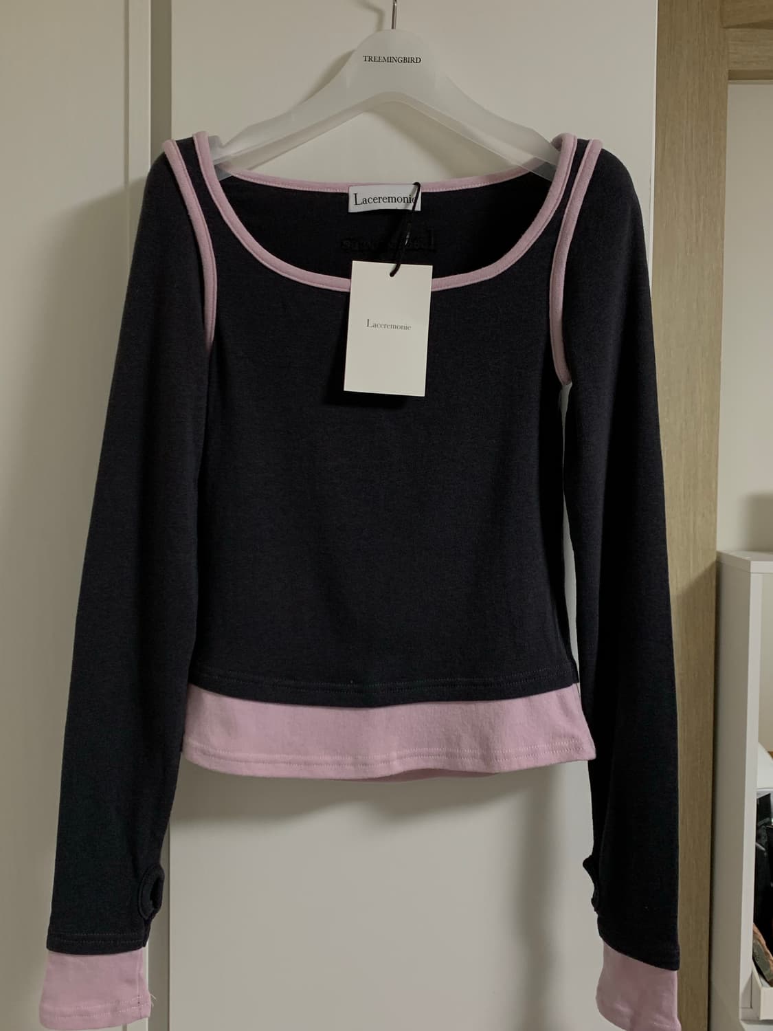 (택O 새상품) Laceremonie 라세레모니 티셔츠 상품이미지3