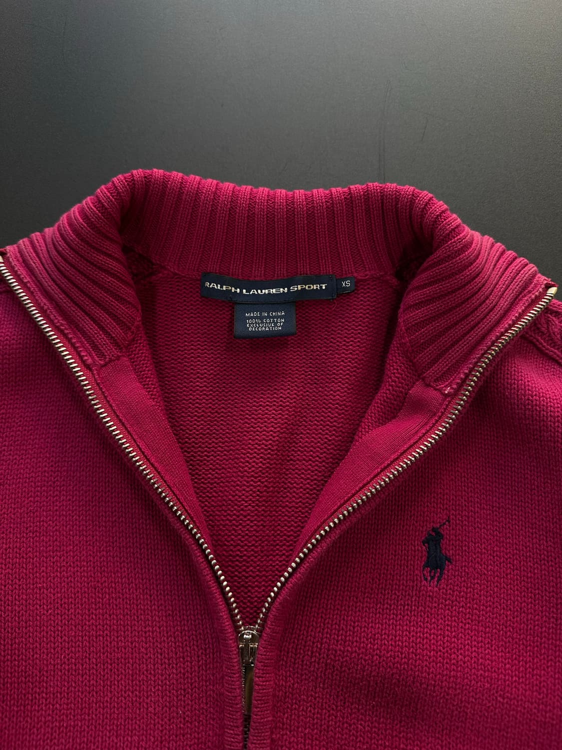 폴로랄프로렌 니트집업 핑크 상품이미지7