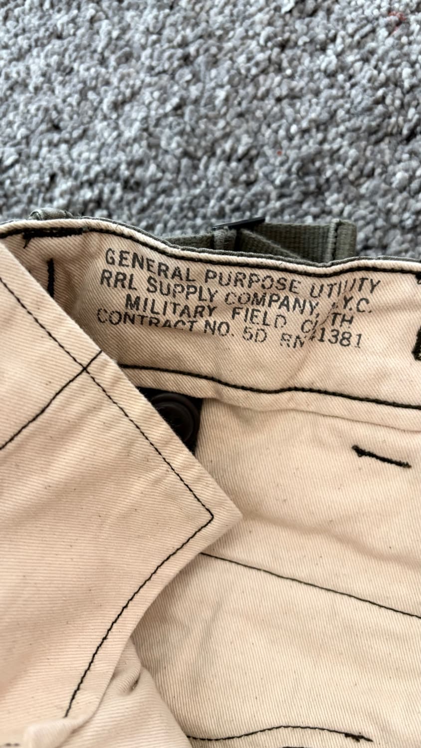 RRL 더블알엘 M-51 서플러스 카고 팬츠 32-30 상품이미지5