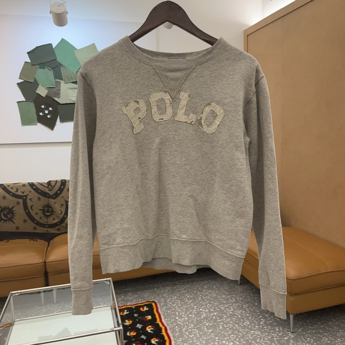 폴로 랄프로렌 그런지 디스트로이드 빅로고 맨투맨 L C08002 상품이미지3