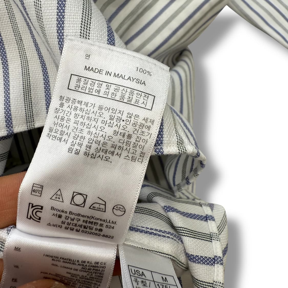 브룩스브라더스 스트라이프 셔츠 r1724  상품이미지7