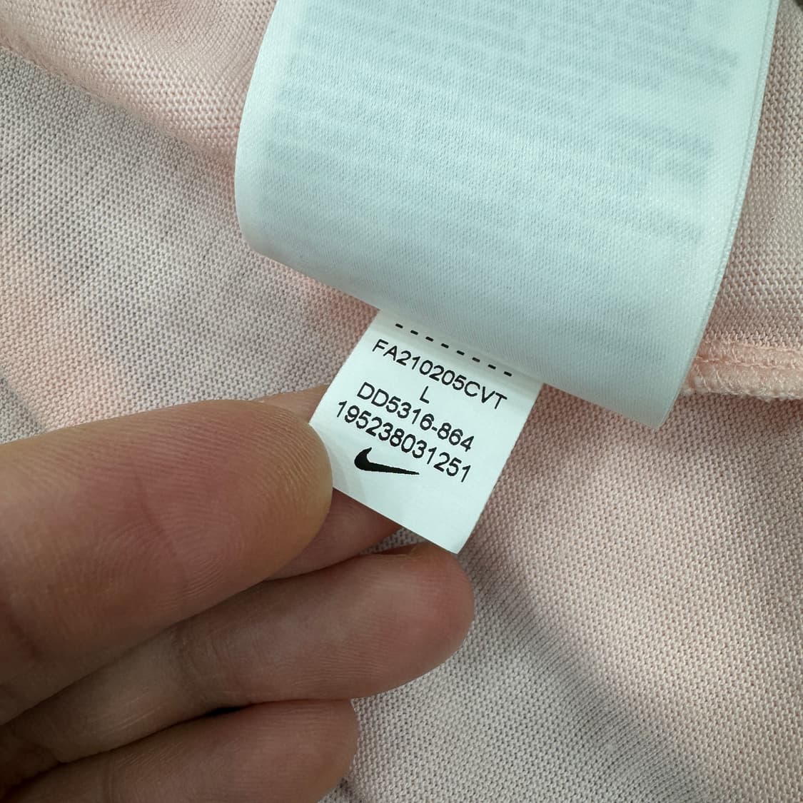 여성용 L 나이키 런닝 디비전 빅로고 라운드 티셔츠  상품이미지7