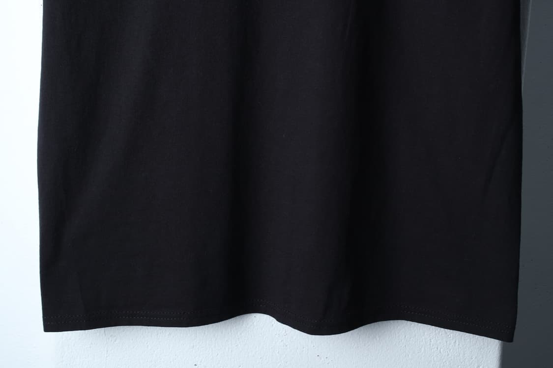 (L-XL) 챔피온 반팔 티셔츠 블랙 무지 올드스쿨-H30811 상품이미지4