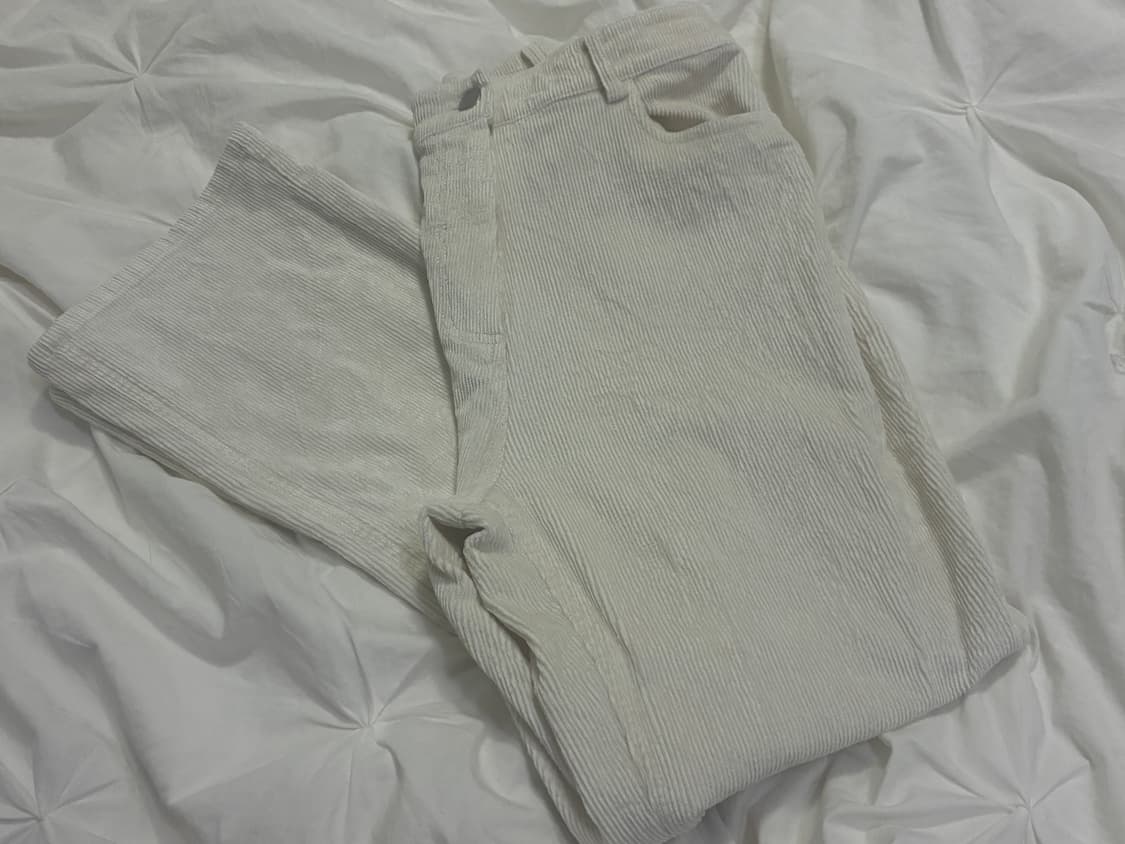 포니테일 90s 펄화이트 코듀로이 팬츠 상품이미지10