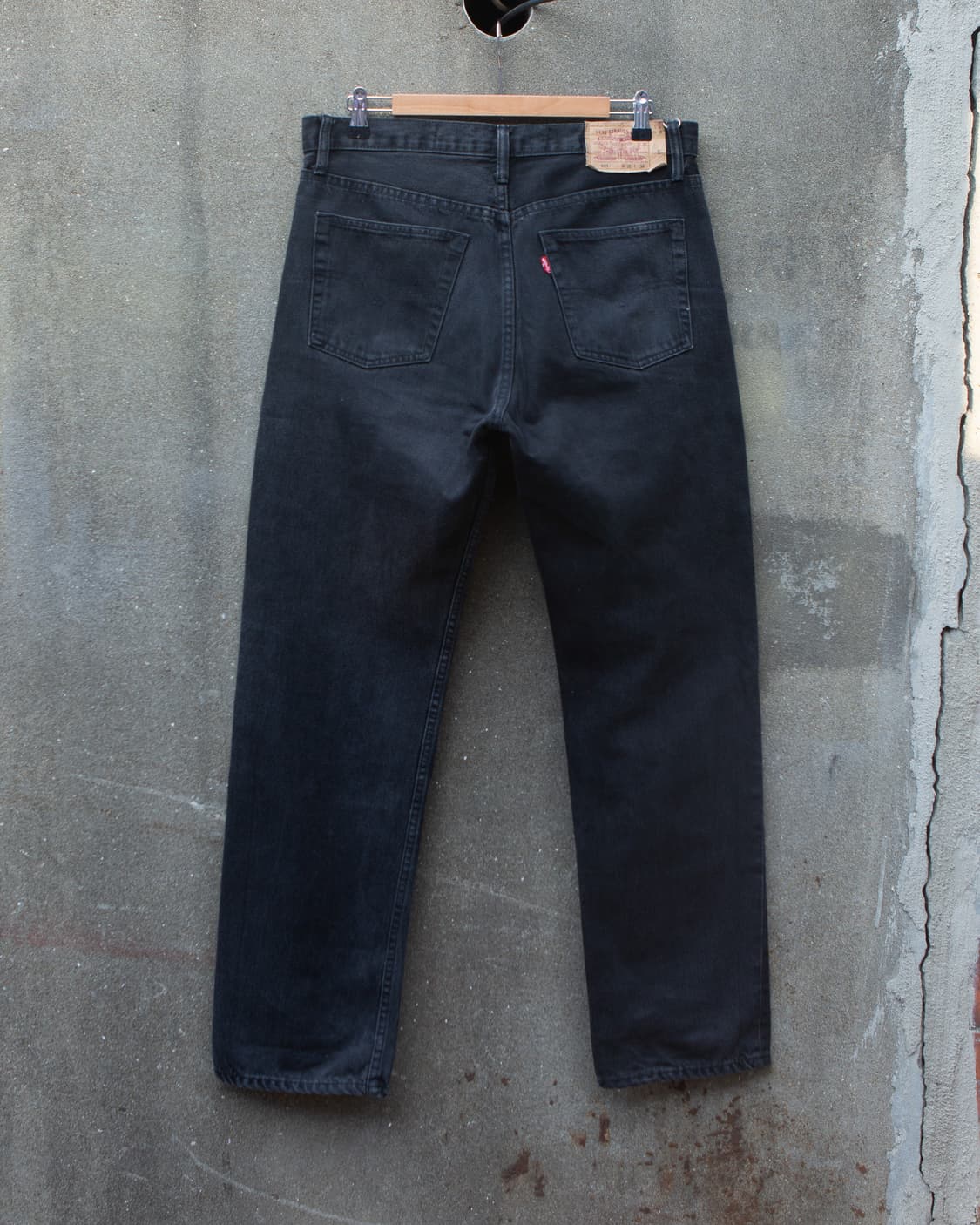 90s 리바이스 501 블랙 데님 팬츠 38/32 USA made 상품이미지6