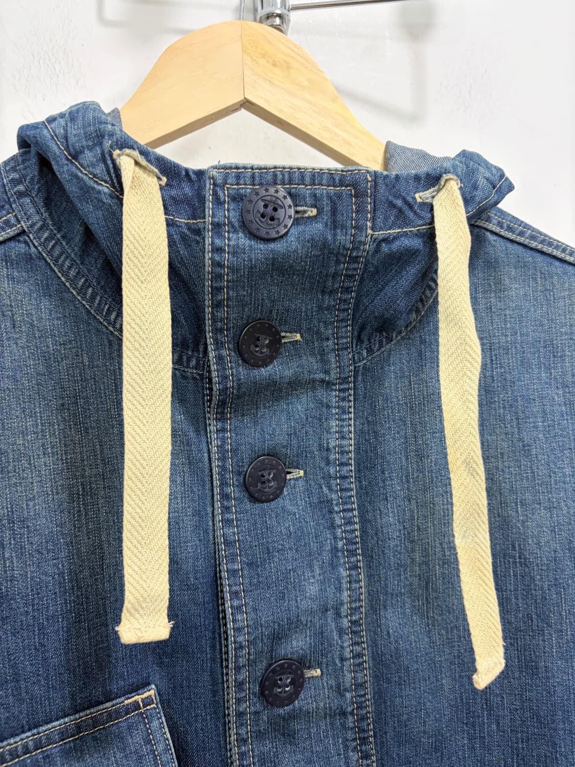 폴로 데님 후드 아노락 풀오버 상품이미지5