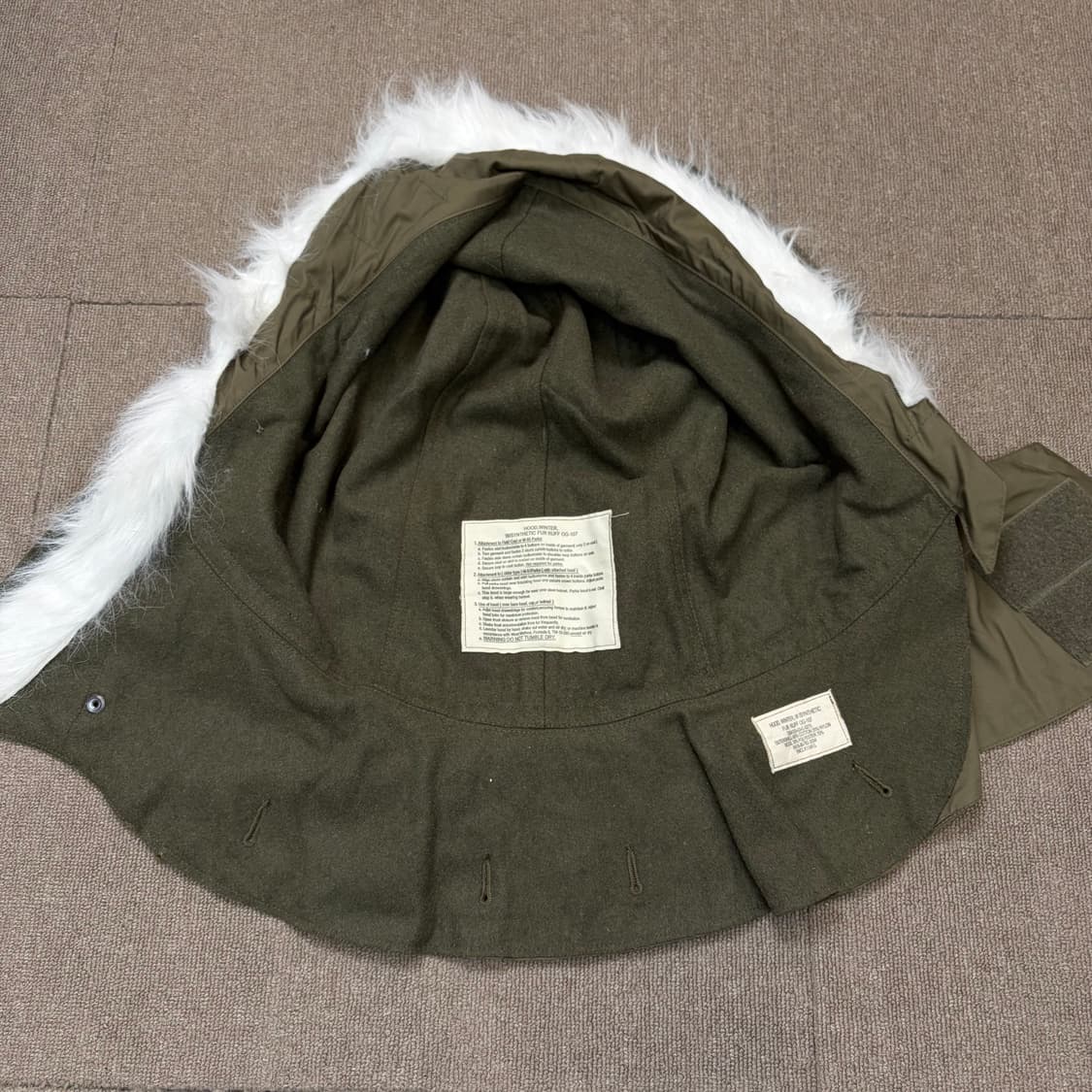 YMCL KY og-107 pur ruff 피쉬테일 개파카 후드  상품이미지2