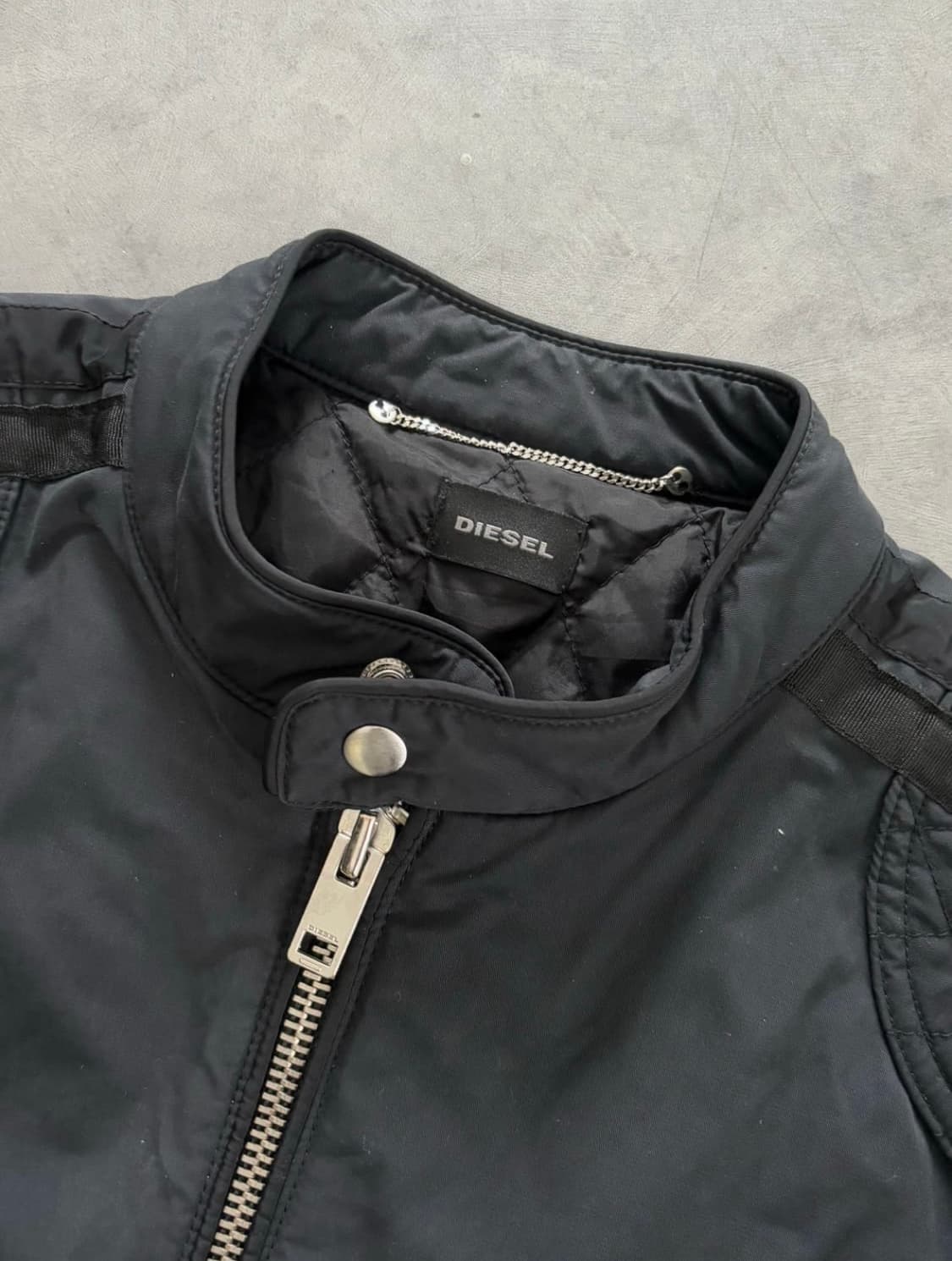 Diesel 디젤 J-ARES 나일론 바이커 자켓 상품이미지5