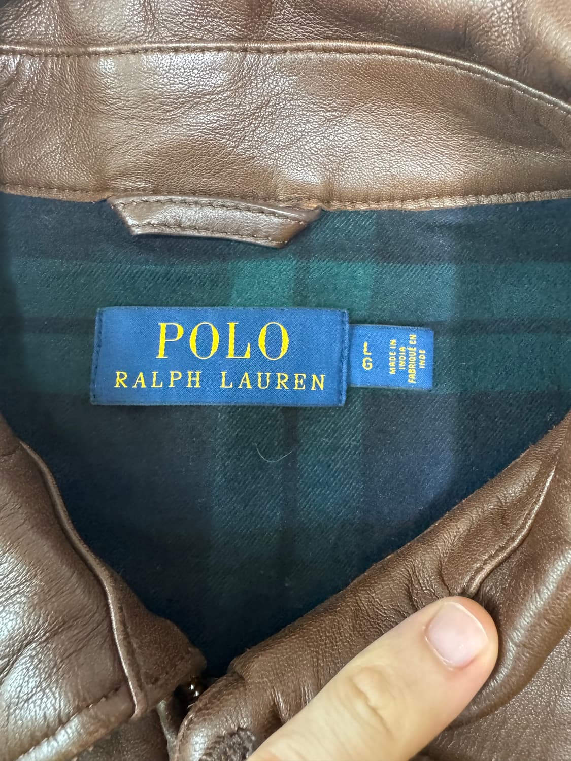 L 폴로 랄프로렌 맥스웰 램스킨 레더 자켓 / 뉴스보이 RRL 상품이미지3