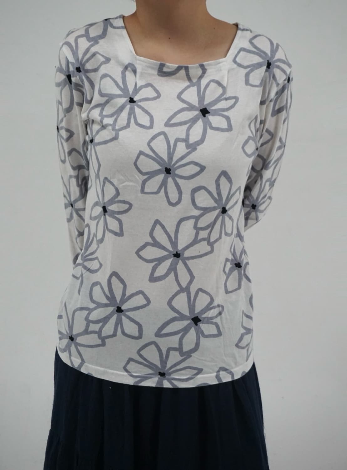 SOU・SOU Floral Print Long Sleeve Tee(M) 상품이미지2